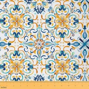 Boho Floral Fabric for Crafting and Upholstery