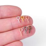 300pcs Mini Screw Eye Pins for DIY Crafts