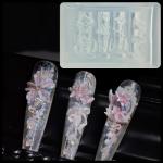 3D Flower Silicone Nail Molds - Set of 2