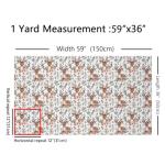 Cute Deer Fabric for Kids’ DIY Projects