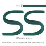 Forest Green Quilling Paper Strips – 240 Pack