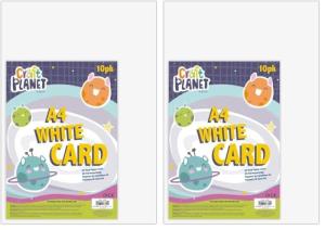 White Cardstock Pack for Creative Birthday Crafts
