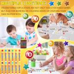 Colorful Bingo Daubers Dot Markers - 12 Pack