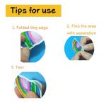 100 Watercolor Art Stickers for Scrapbooks and Crafts