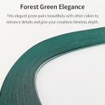 Forest Green Quilling Paper Strips – 240 Pack