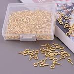 300pcs Mini Screw Eye Pins for DIY Crafts