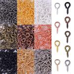 300pcs Mini Screw Eye Pins for DIY Crafts