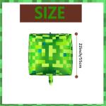 Video Game Pixel Cube Balloons - 3 Pack