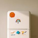 100 Watercolor Art Stickers for Scrapbooks and Crafts