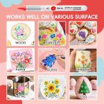 60 Color Acrylic Paint Pens for Creative Projects
