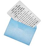 I Love You More Wallet Card Gift