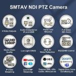 30X NDI PTZ Camera with AI Tracking