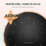 Black Panda Drum Pro – 15" Steel Tongue Handpan