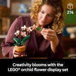 LEGO Mini Orchid Building Set for Home Decor