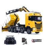 1/14 Hydraulic RC Flatbed Crane Dump Truck