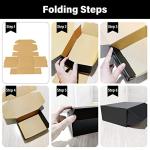 30 Pack Black Corrugated Mailer Gift Boxes