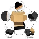 30 Pack Black Corrugated Mailer Gift Boxes