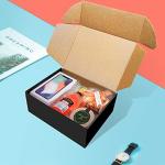30 Pack Black Corrugated Mailer Gift Boxes