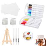 3D Puffy Paint Kit with Canvas and Markers