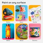 24 Vibrant Dual-Tip Acrylic Paint Markers