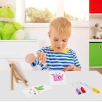 3D Puffy Paint Kit with Canvas and Markers
