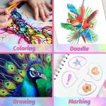 12 Rainbow Colored Pencils for Creative Kids