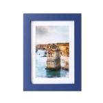 Dark Blue Solid Wood 5x7 Picture Frame