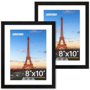 Black 8x10 Picture Frame Set of 2