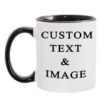 Personalized Photo Mug with Custom Text Design