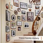 Set of 5 Black Picture Frames for Gallery