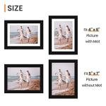 10-Pack Upsimples 5x7 Black Picture Frames