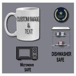 Personalized Photo Mug with Custom Text Design