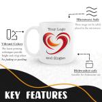 Personalized Coffee Mug with Custom Photo and Text