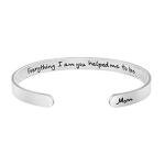Engraved Gratitude Bracelet for Moms and Mums