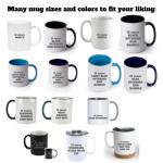 Custom Photo Coffee Mug with Colored Interior Options