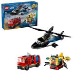 LEGO City Helicopter, Fire Truck & Submarine Set