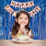 Blue Ocean Party Decor: Streamers & Tinsel Curtains