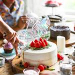 Iridescent Leo Cake Topper for Birthday Parties