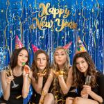 Blue Ocean Party Decor: Streamers & Tinsel Curtains