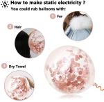 Rose Gold Birthday Party Decorations Set for Girls