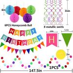 Colorful Birthday Banner with Fun Decorations