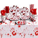 Zombie-Themed Halloween Party Supplies for 20 Guests