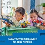 LEGO City Helicopter, Fire Truck & Submarine Set