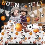 Sporty Birthday Party Plates and Napkins Kit