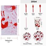 Zombie-Themed Halloween Party Supplies for 20 Guests