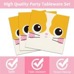 Cute Kitten Birthday Party Supplies for 24 Guests
