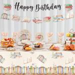 172 Pcs Book Themed Birthday Party Decorations