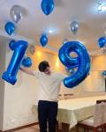 Giant Navy Blue Number 1 Balloon for Birthdays