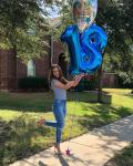 Giant Navy Blue Number 1 Balloon for Birthdays