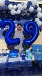 Giant Navy Blue Number 5 Balloon for Birthdays